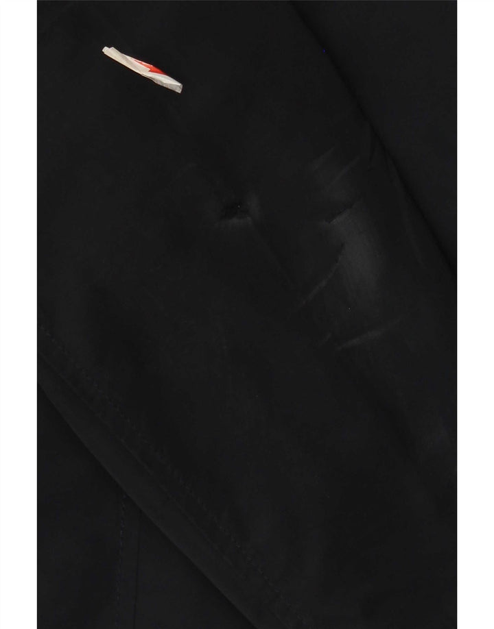 Zara Mens Utility Jacket UK 38 Medium Azul Marino Poliéster