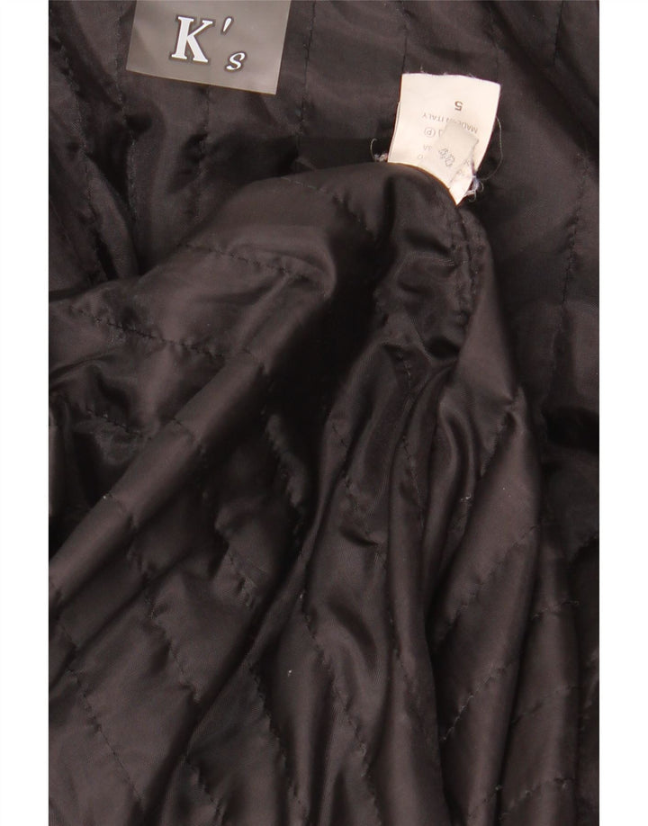 Giacca in pelle da donna K'S IT 48 XL Nera