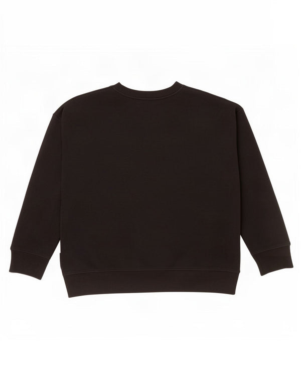 Zara Damen Dumbo Graphic Sweatshirt Pullover UK 16 Large Schwarz Baumwolle