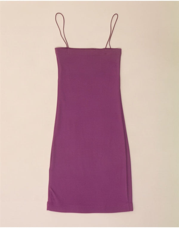 Zara Robe Slip Femme UK 10 Petit Violet