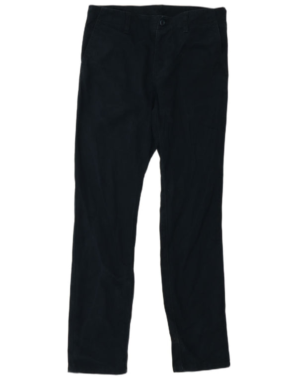 Pantaloni chino drepți pentru bărbați Carhartt W31 L32 bumbac bleumarin