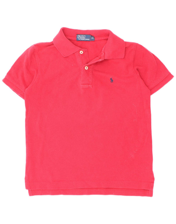 Polo Ralph Lauren drengeskjorte 3-4 år rød bomuld