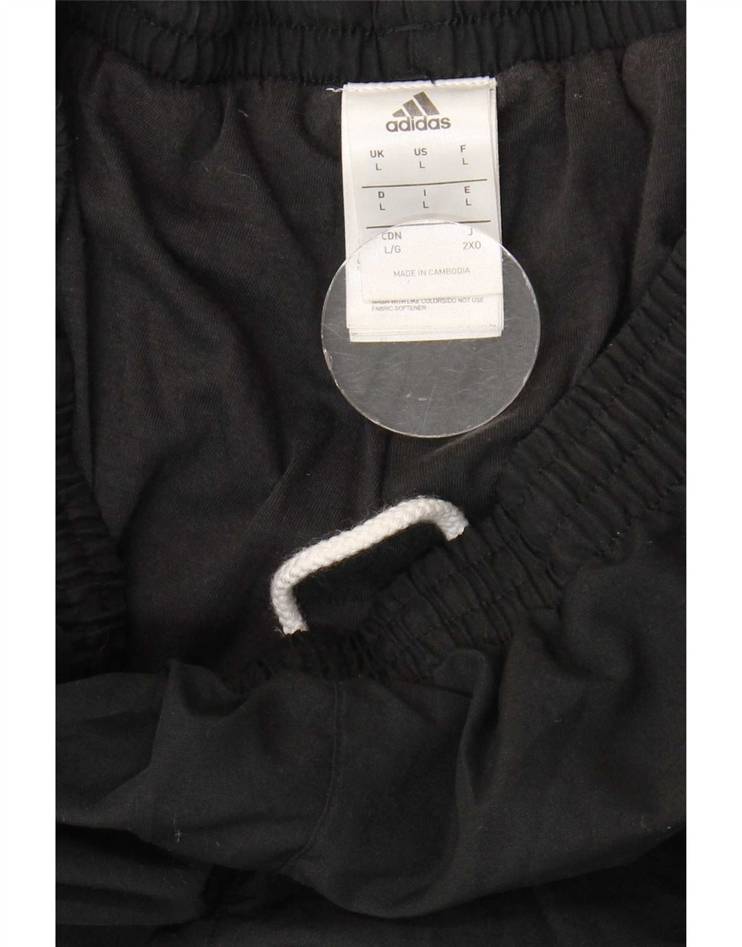 Adidas Pantalon de survêtement pour homme Joggers Large Noir Polyester