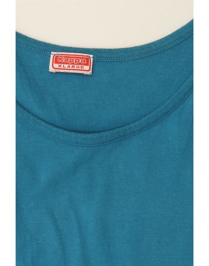 KAPPA Womens Vest Top UK 18 XL Blue Cotton Vintage Kappa and Second-Hand Kappa from Messina Hembry 