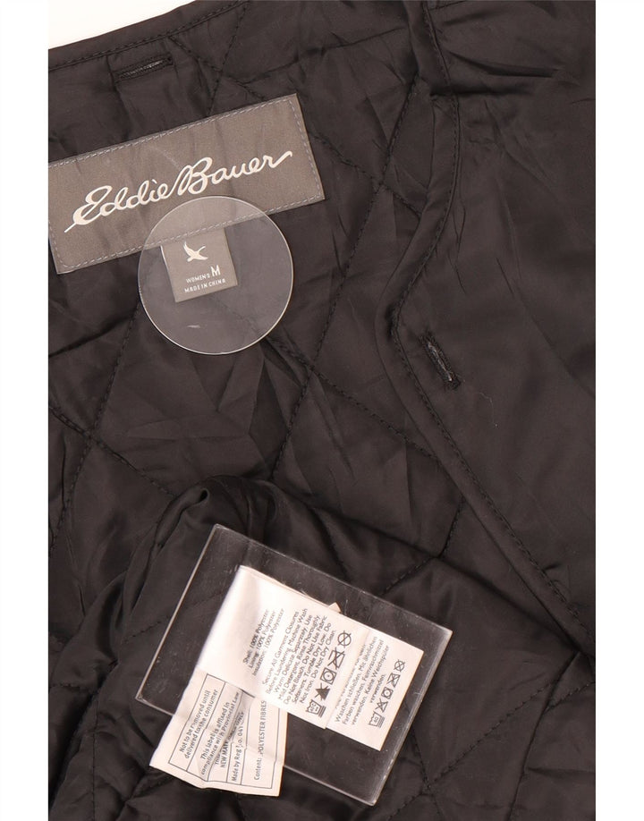 Женский бомбер Eddie Bauer UK 14, средний черный, полиэстер