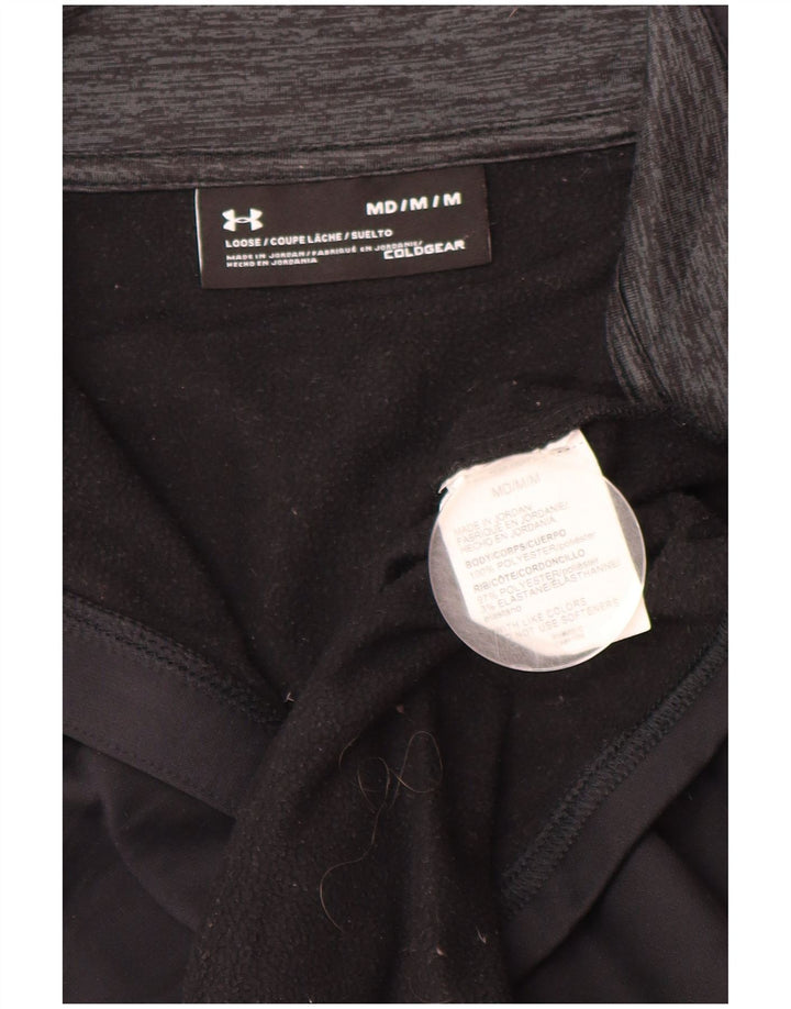 UNDER ARMOUR Mens Cold Gear Loose Fit Sweatshirt Jumper Medium Black