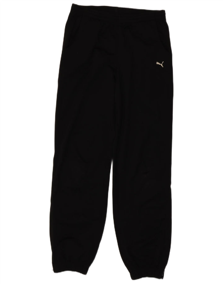 Pantaloni da tuta con grafica Puma da ragazzo, pantaloni da jogging, 15-16 anni, poliestere nero