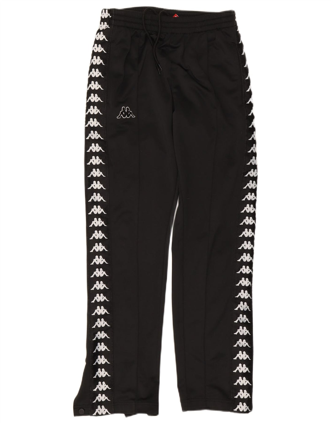 Kappa Herren-Trainingshose mit Grafik, Größe S, Schwarz