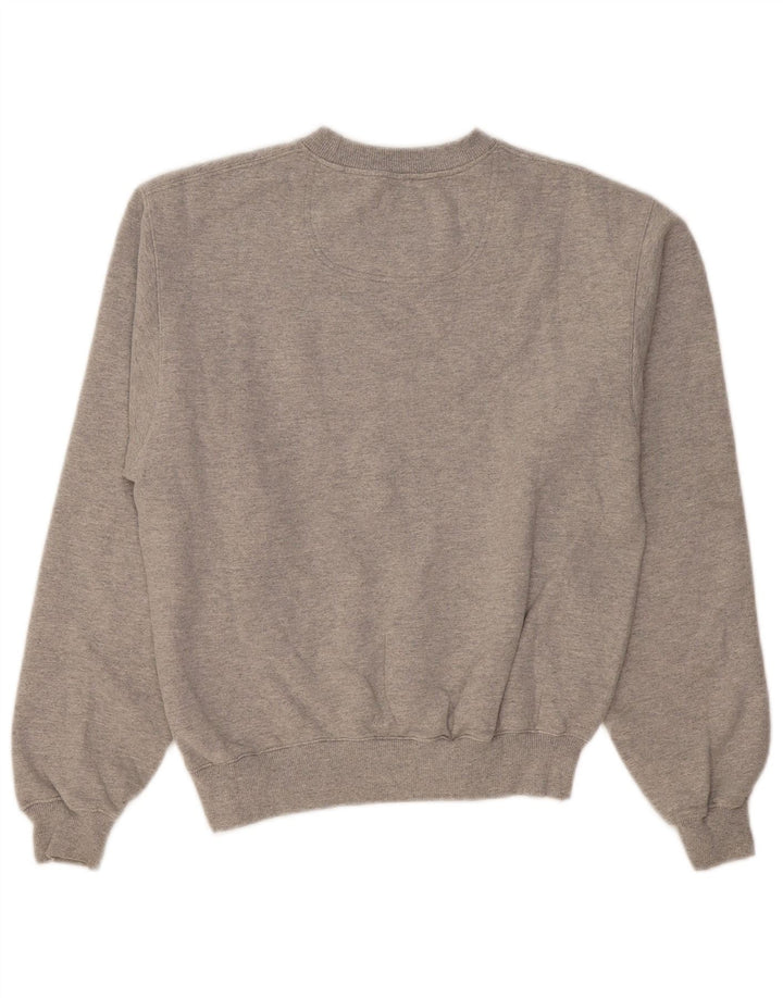 CHAMPION Herren-Sweatshirt-Pullover, klein, grau gesprenkelte Baumwolle