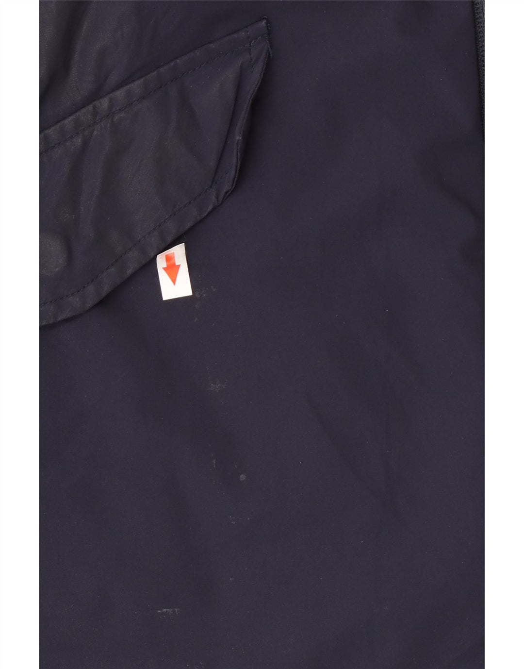 Museum Mens Hooded Parka Jacket IT 54 2XL Navy Blue Nylon