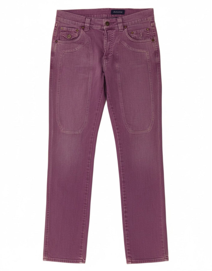 Jeans slim masculino JECKERSON W30 L32 algodão roxo