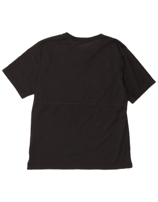 Nike Herre Dri Fit T-Shirt Top Medium Sort Polyester