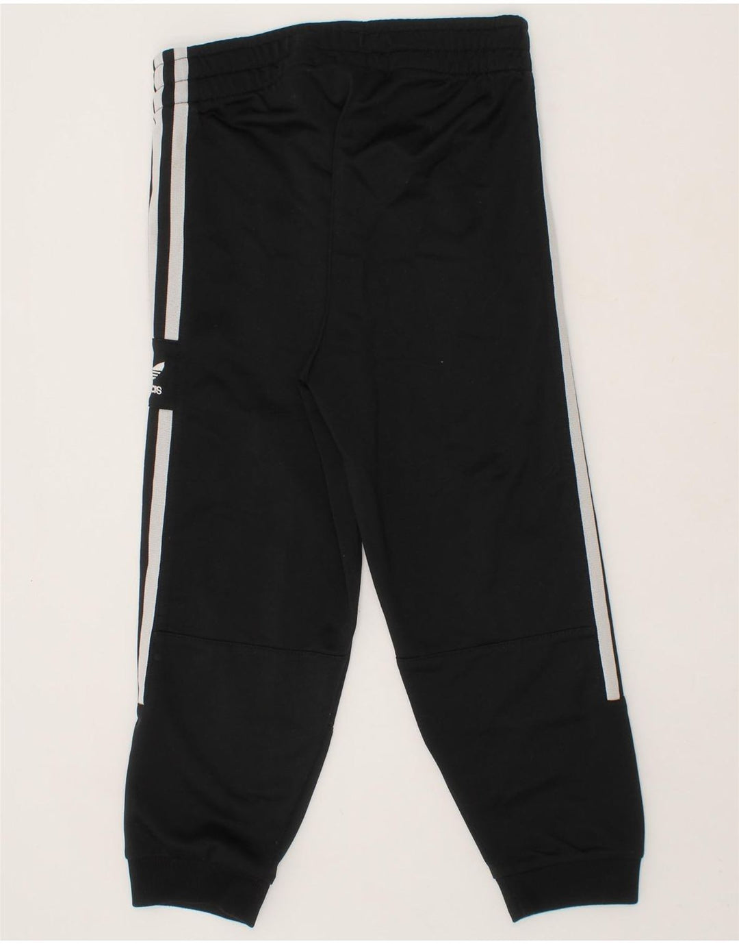 ADIDAS Boys Tracksuit Trousers Joggers 5-6 Years  Black Polyester Vintage Adidas and Second-Hand Adidas from Messina Hembry 