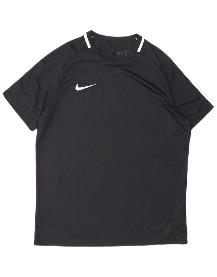Nike Herren Dri Fit T-Shirt Top XL Schwarz Polyester