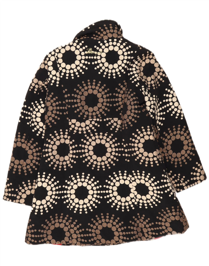 Palton pentru femei Desigual EU 44 XL Poliester geometric negru
