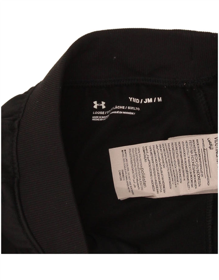 Under Armour Boys Tracksuit Trousers Joggers 9-10 Years Medium Black