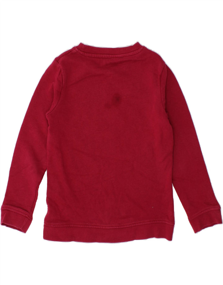 GUESS Girls Graphic Sweatshirt Jumper 3-4 Years Red Cotton Vintage Guess and Second-Hand Guess from Messina Hembry 