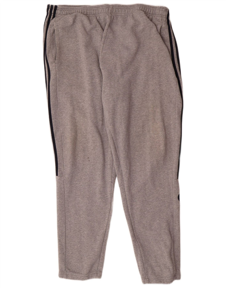 Calça de treino masculina ADIDAS Graphic 2XL algodão cinza