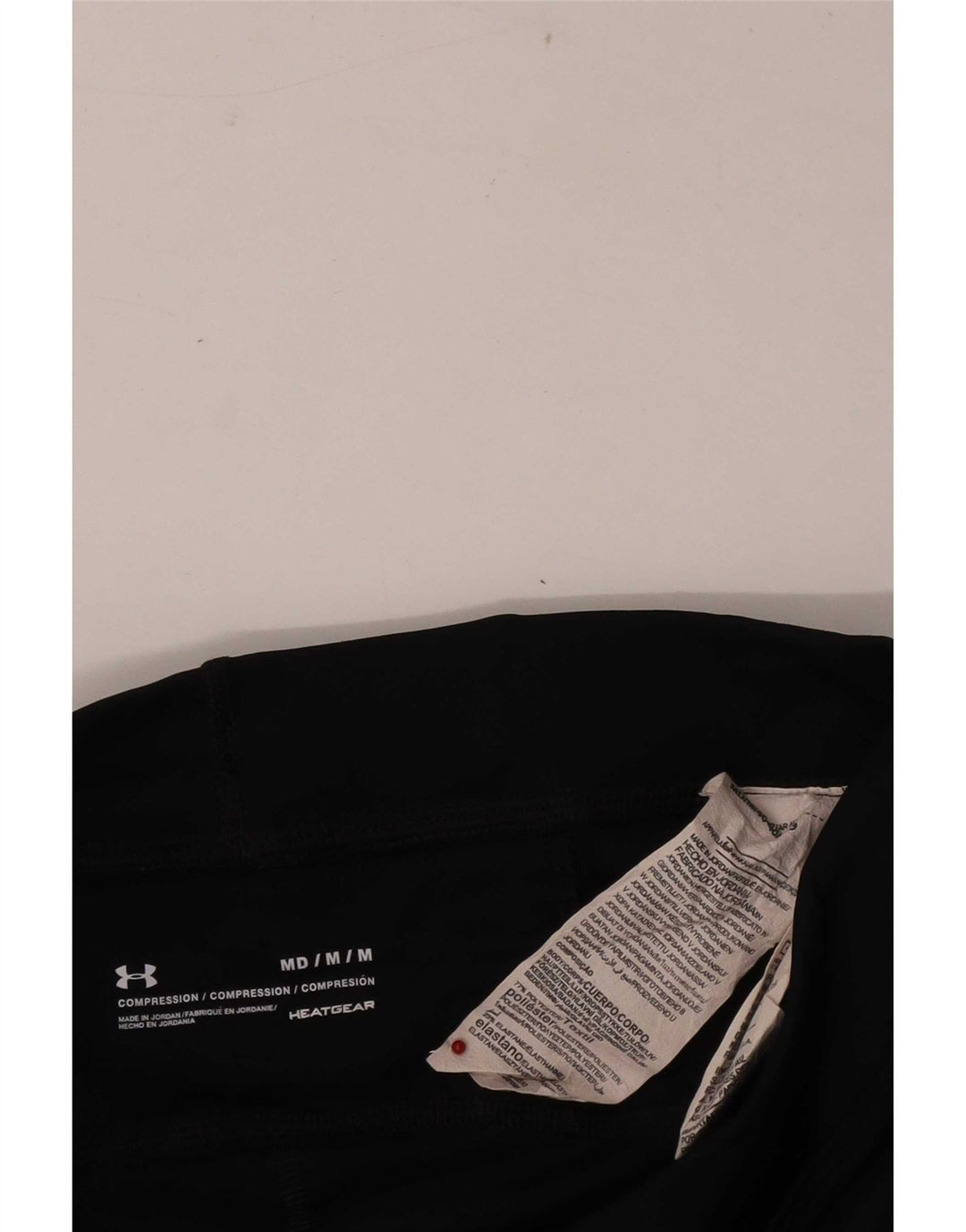 Under Armour Leggings feminino médio preto poliéster esportivo