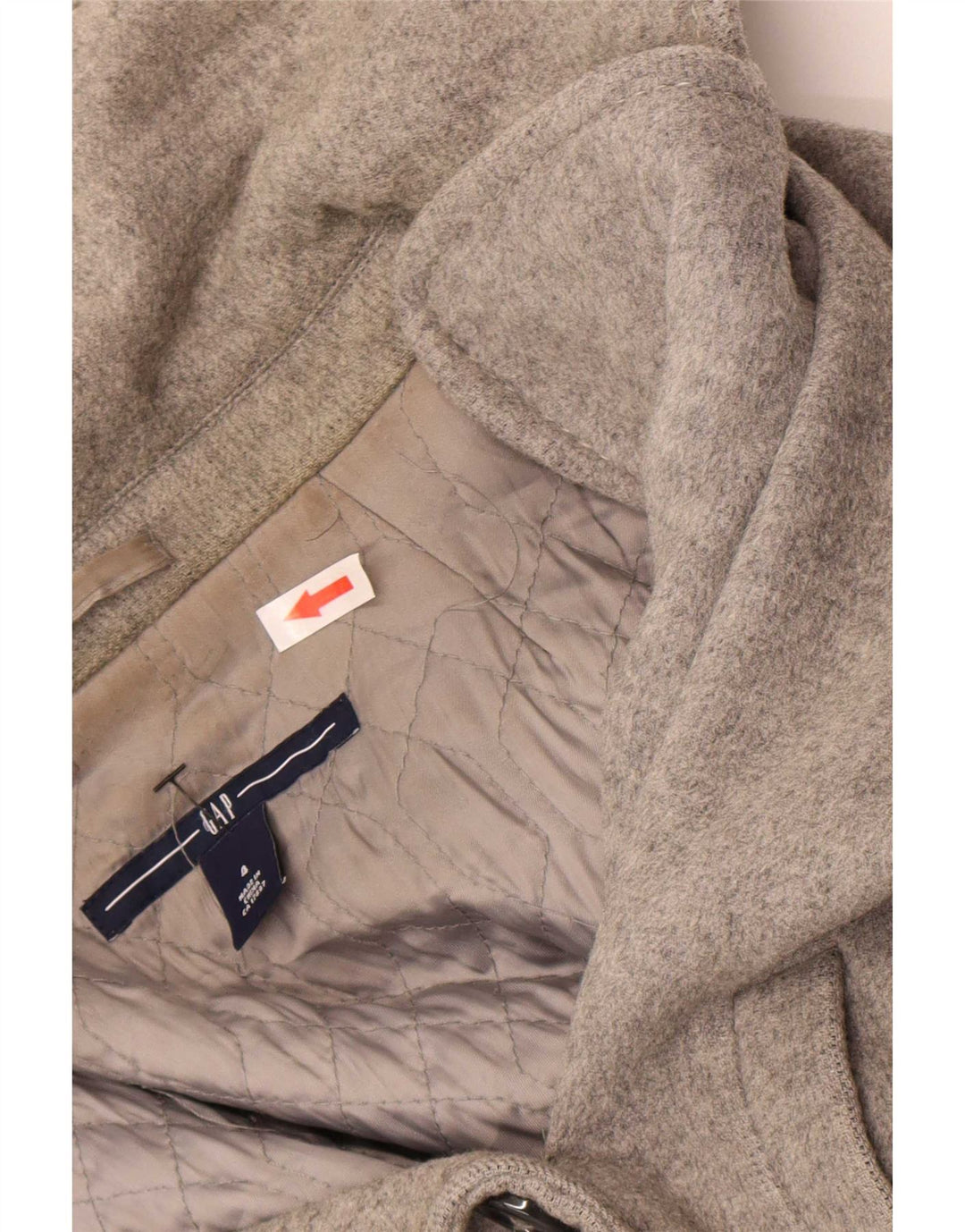 Dwurzędowy płaszcz damski Gap US 4 Small Grey