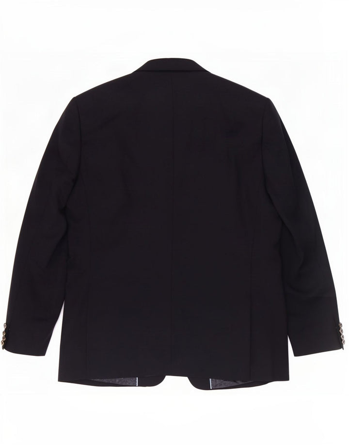 Marks & Spencer Herre 2-knaps blazerjakke UK 46 XL Navy Blue New Wool