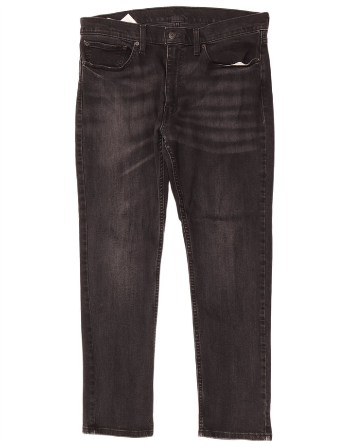 Levi's Hombre 511 Slim Jeans W34 L30 Algodón Negro
