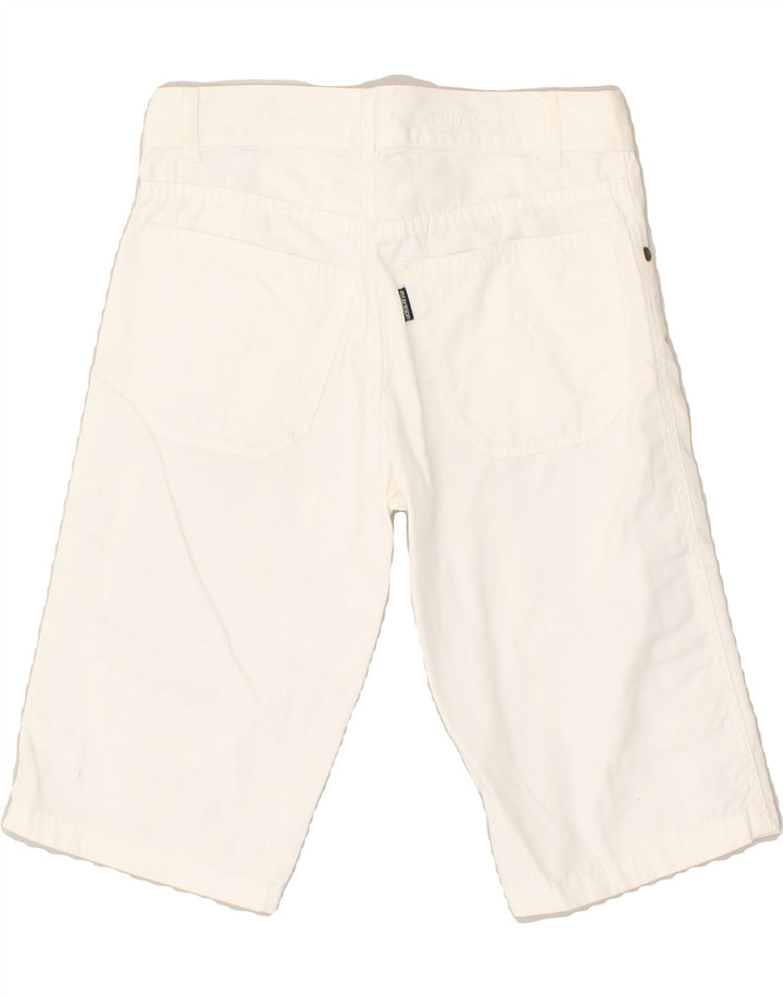 JECKERSON Womens Casual Shorts W26 Small White Cotton | Vintage Jeckerson | Thrift | Second-Hand Jeckerson | Used Clothing | Messina Hembry 
