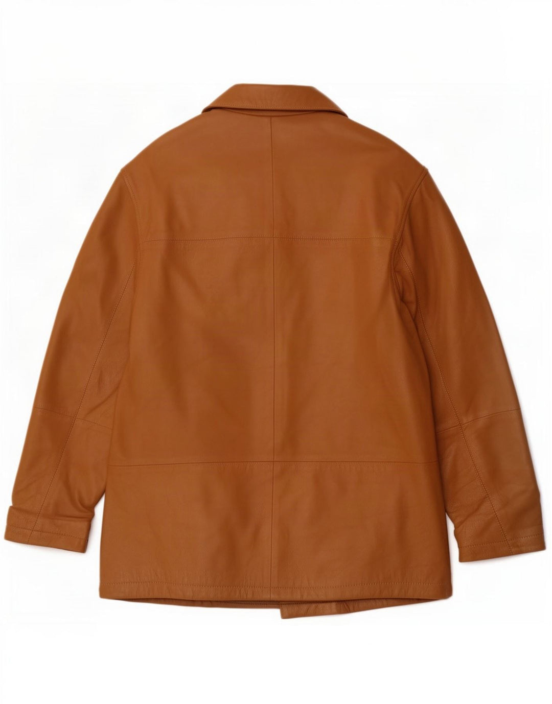 Giacca in pelle da donna UK 14 grande Beige