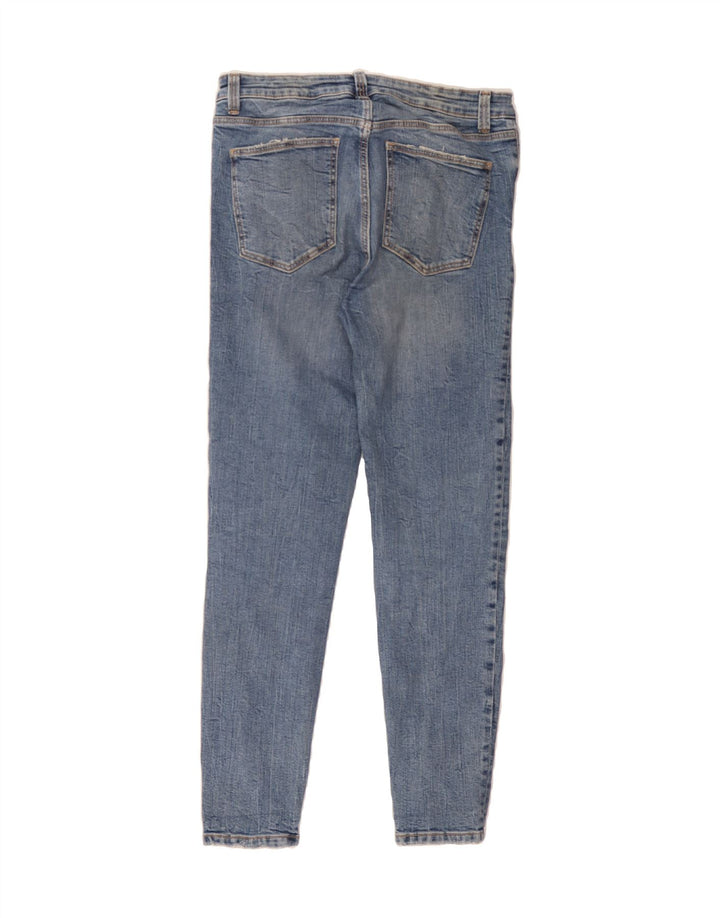 ZARA Womens Distressed Skinny Jeans EU 40 Medium W30 L27 Blue Vintage Zara and Second-Hand Zara from Messina Hembry 