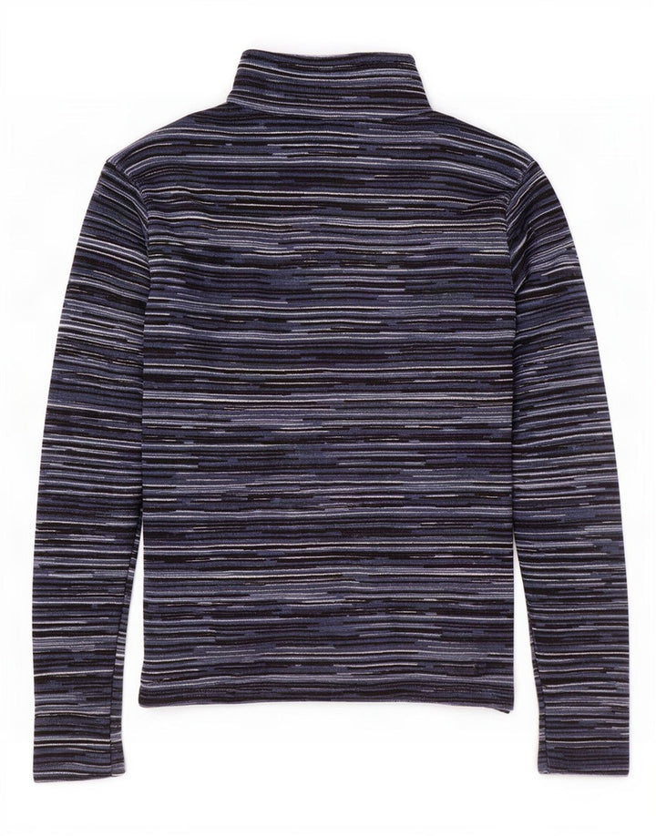 Mountain Warehouse Womens Zip Neck Jumper Sweater UK 10 Small Navy Blue