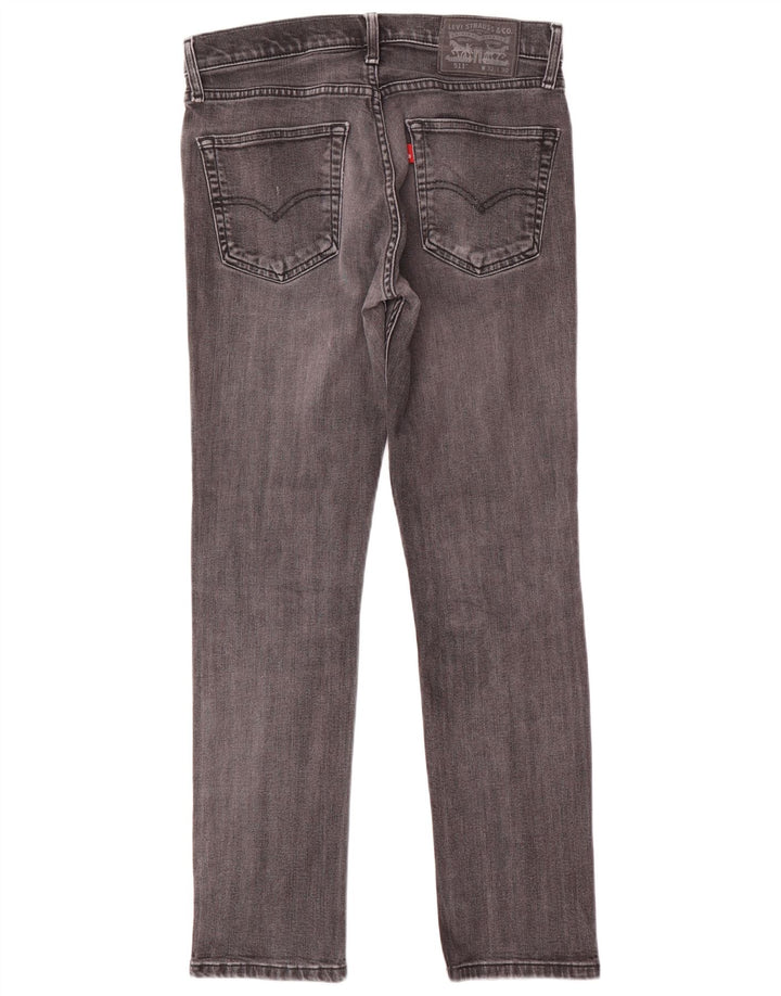 Calça Jeans Levis 511 Slim Masculina W32 L30 Cinza Algodão