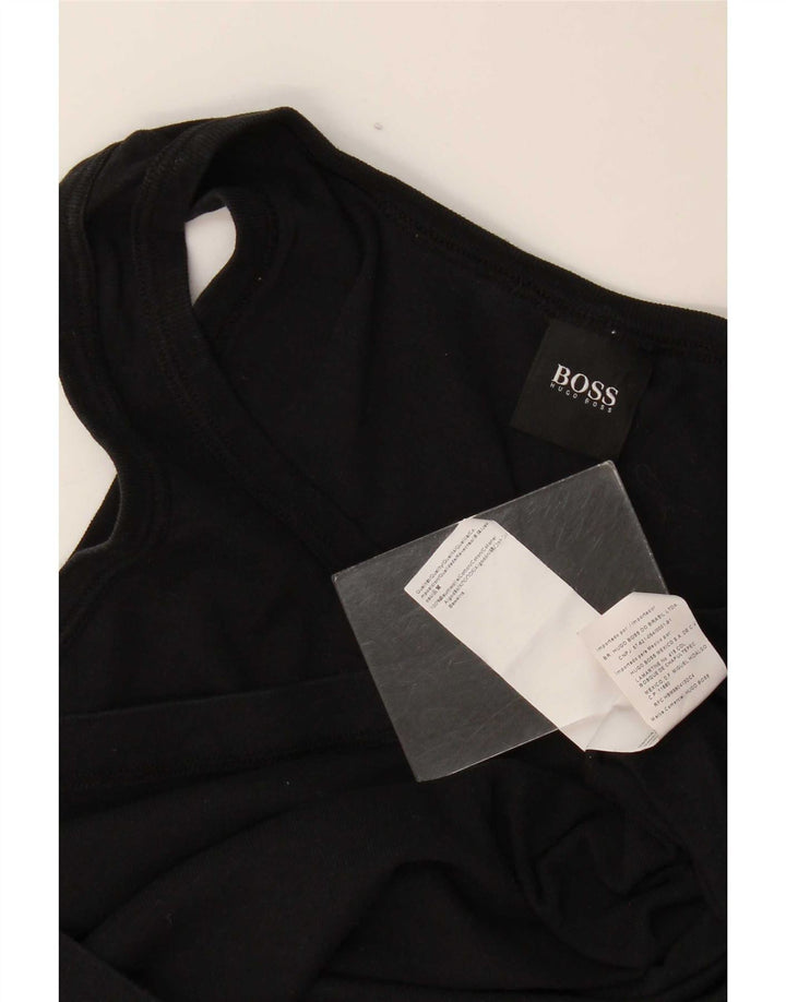 Hugo Boss Mens Vest Top XS Black Cotton