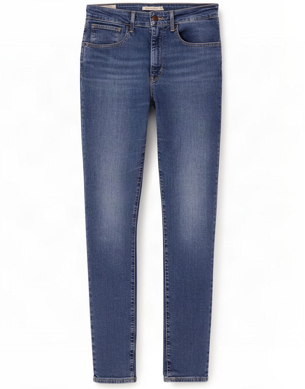 Levi's Jeans ajustados de talle alto 721 para mujer W30 L30 Algodón azul