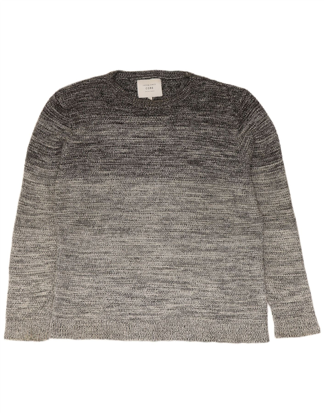 Jack & Jones Mens Crew Neck Jumper Sweater Large Grey