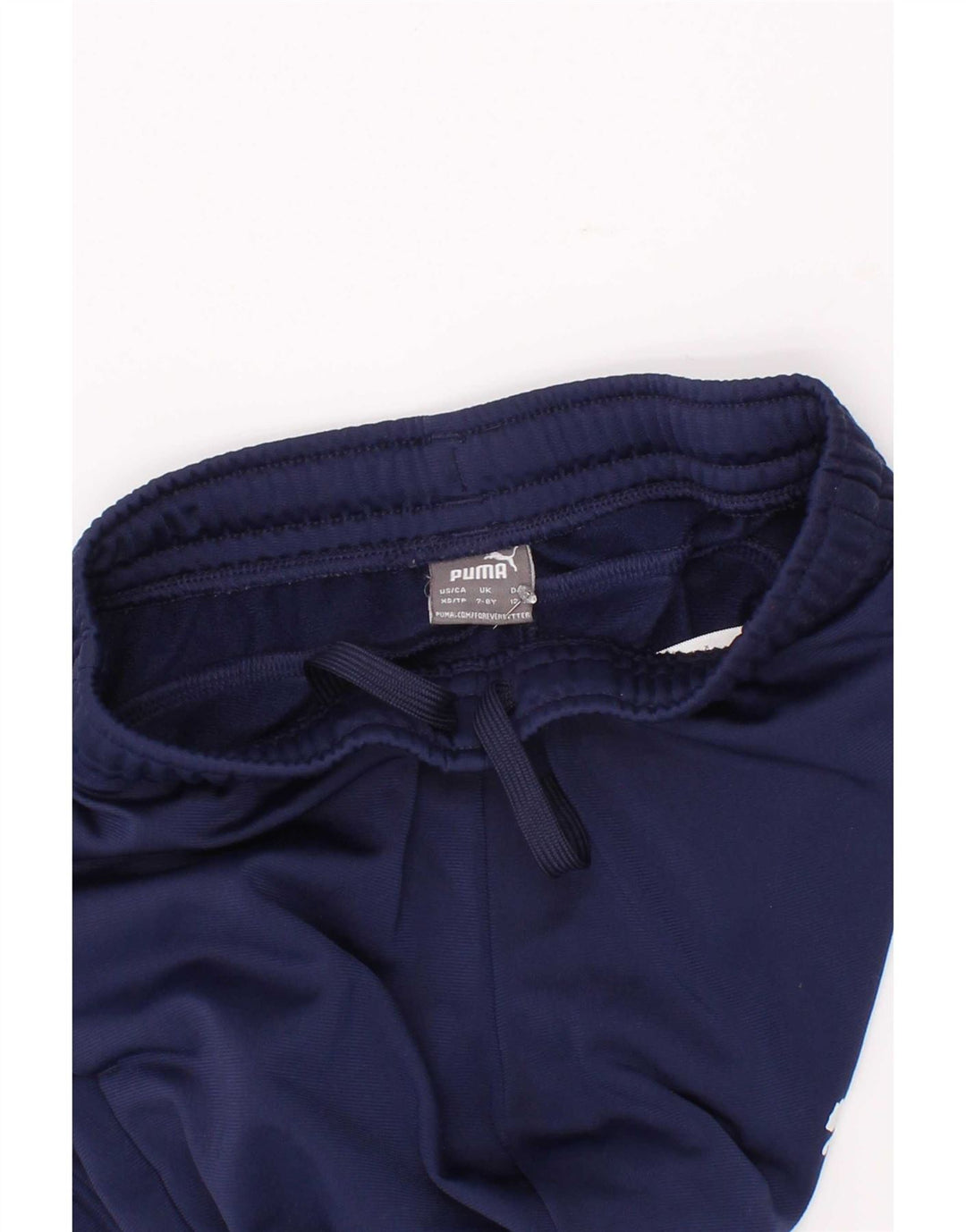 Pantaloni della tuta da ragazzo Puma 7-8 anni in poliestere blu navy