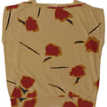 VINTAGE Womens Abstract Pattern Blouse Top IT 42 Medium Beige