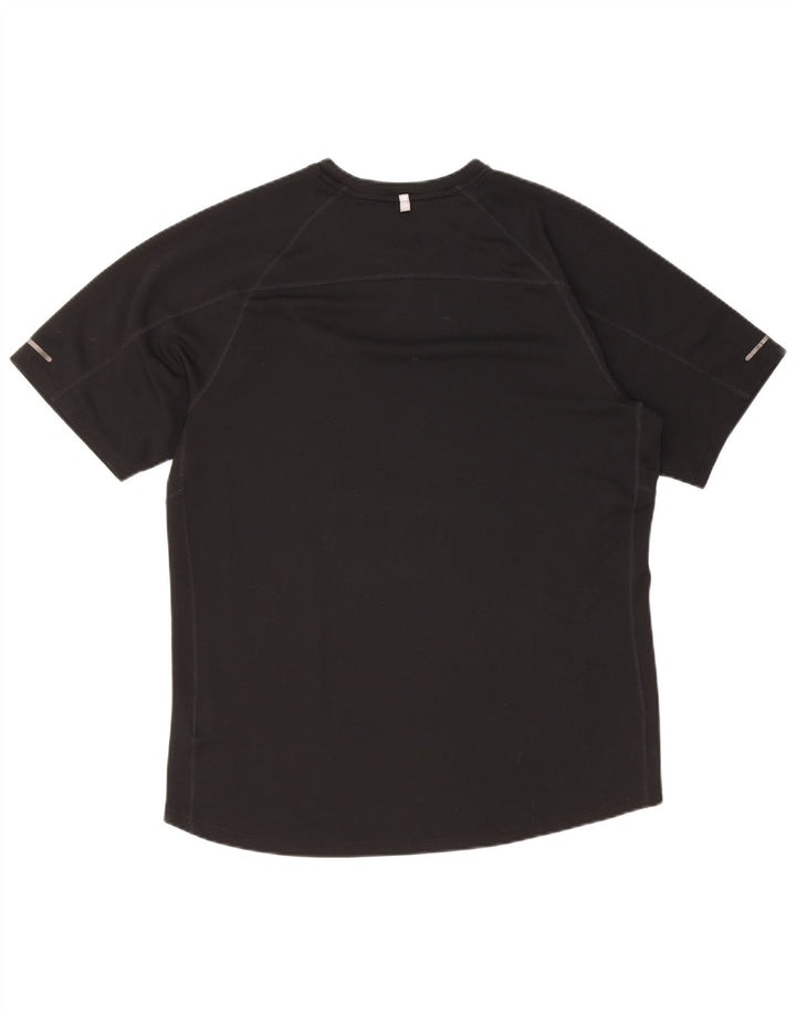 T-shirt Nike Dri Fit da uomo, grande, in poliestere nero