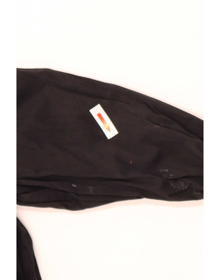 Hugo Boss Womens Short Sleeve Shirt Blouse EU 36 Small Black
