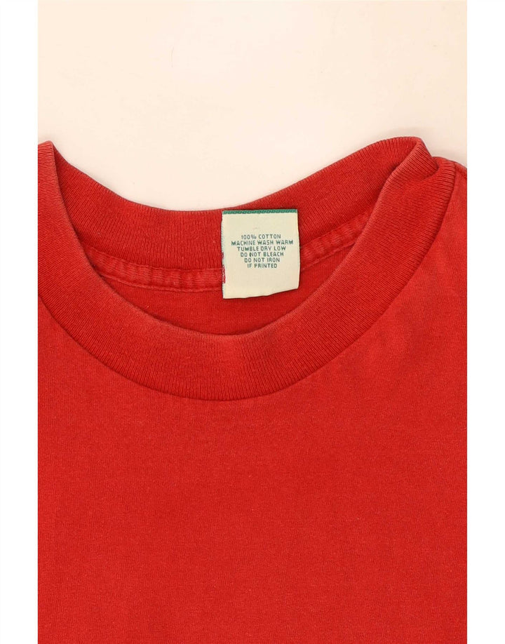 Levi's Herre grafisk T-shirt Top Stor rød bomuld