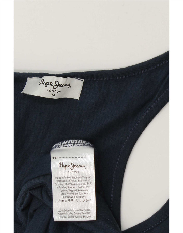 Ανδρικό γραφικό γιλέκο PEPE Jeans Top Medium Navy Blue Cotton