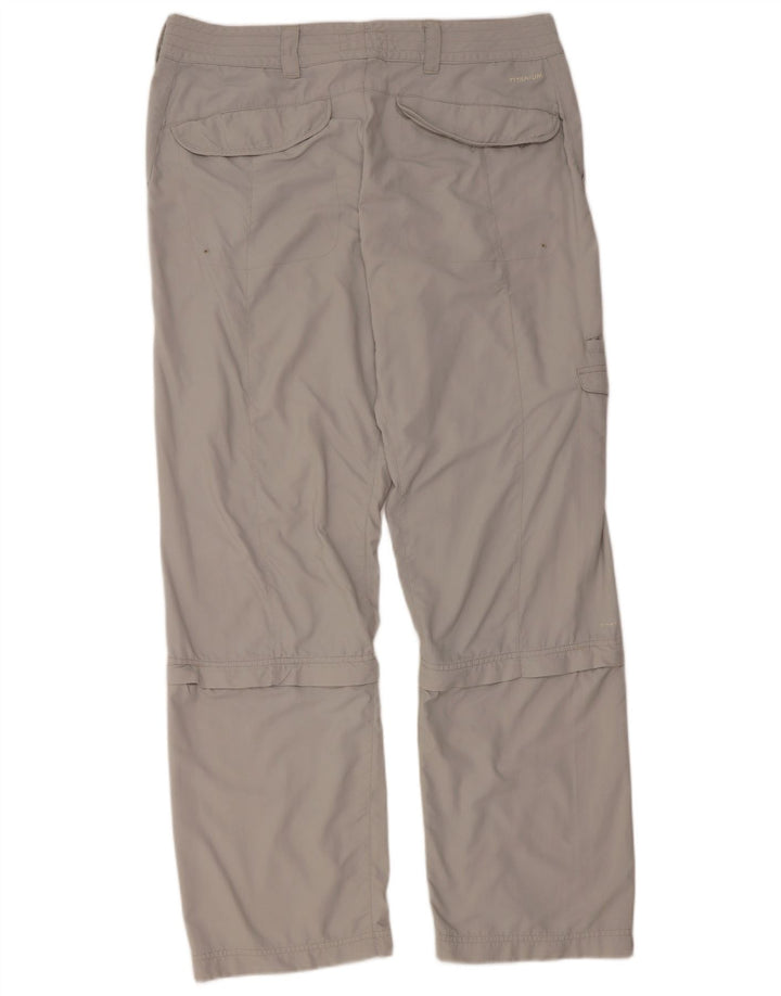 COLUMBIA Dame Titanium Regular Cargo Bukser US 14 XL W36 L31 Grå