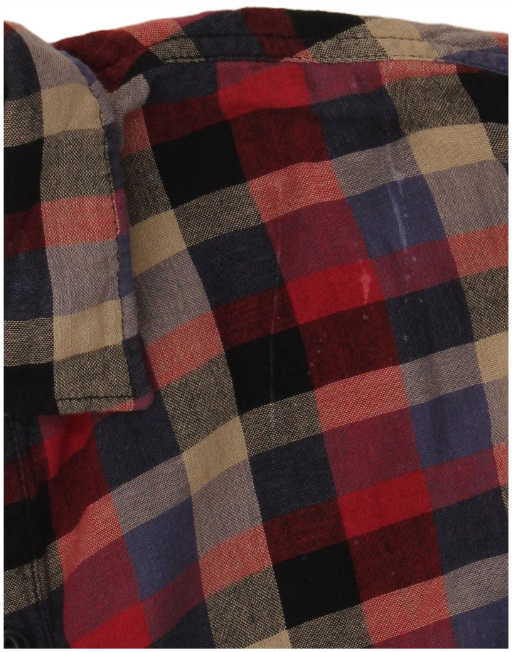 Levi's Herren-Lumberjack-Flanellhemd mit schmaler Passform, großes, mehrfarbiges Karomuster