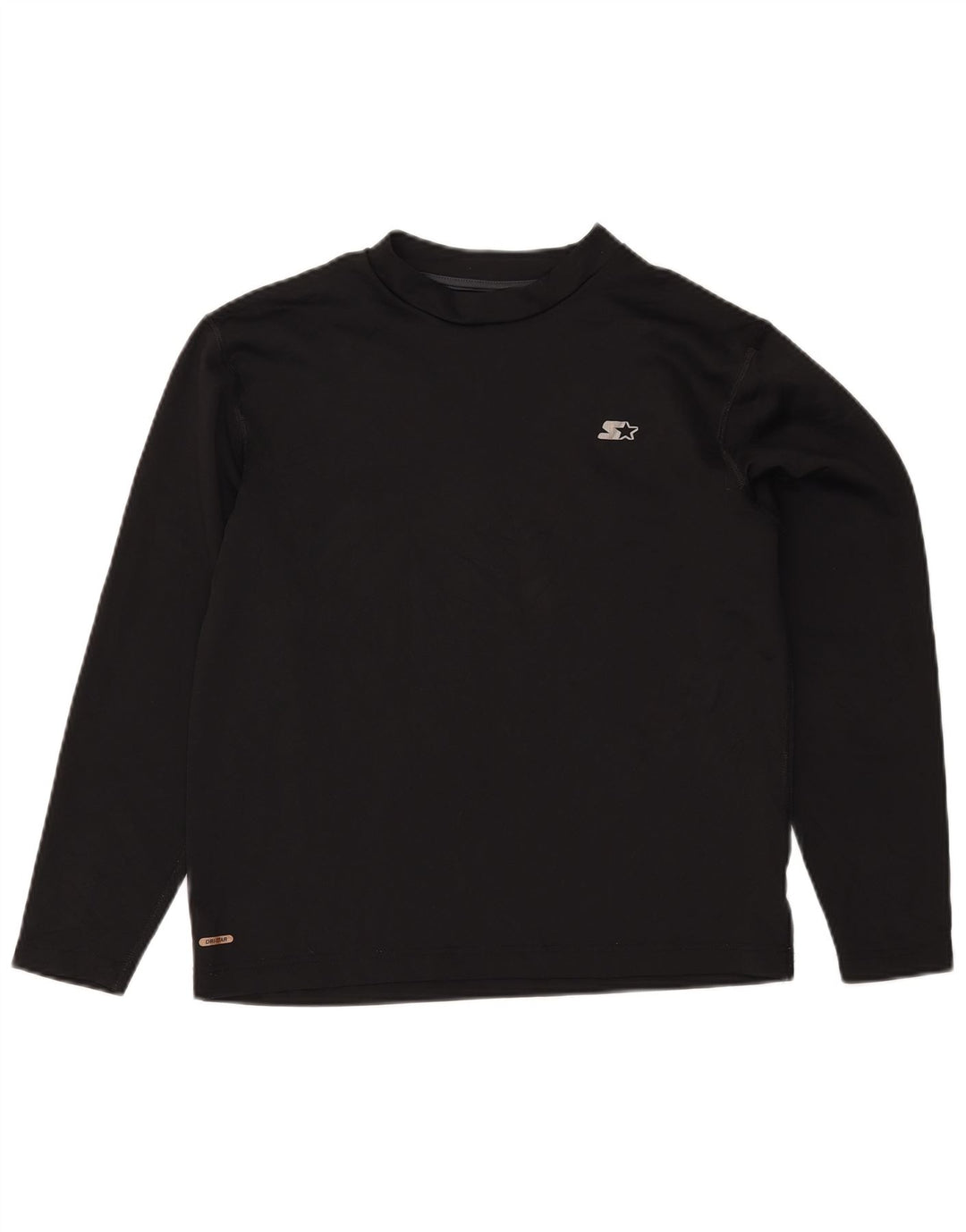 Starter Mens Top Long Sleeve UK 42/44 Large Black Polyester