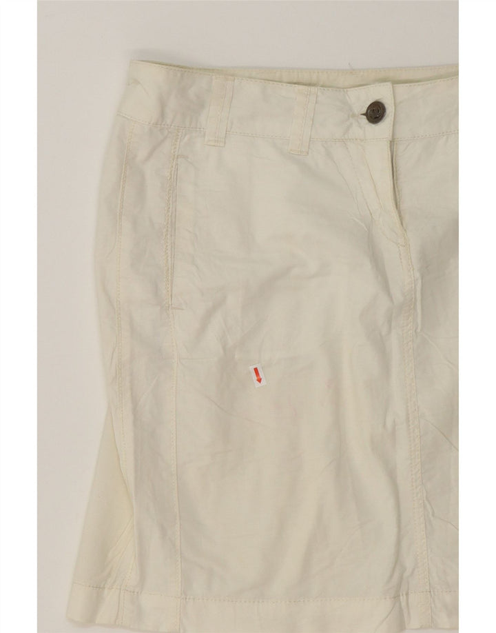 MURPHY & NYE Womens Mini Skirt W27 Small  White Cotton Vintage Murphy & Nye and Second-Hand Murphy & Nye from Messina Hembry 