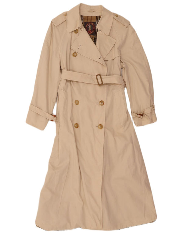 San Giorgio Womens Trench Coat UK 10 Small Beige