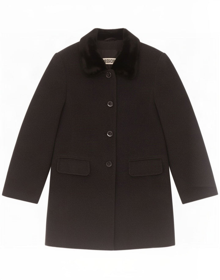 Abrigo Yessica para mujer UK 8 Small Lana negra