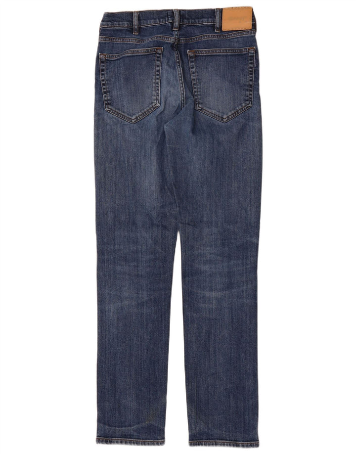Gant Herren Distressed Slim Jeans W30 L32 Blaue Baumwolle