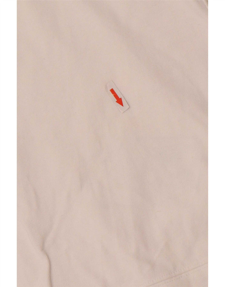 Calvin Klein Jeans Haut à manches longues pour femme UK 10 Petit Blanc