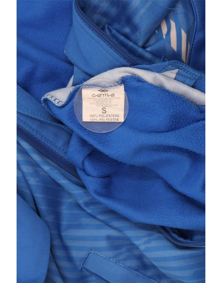Poliéster listrado azul pequeno do revestimento superior do fato de treino dos homens do vintage