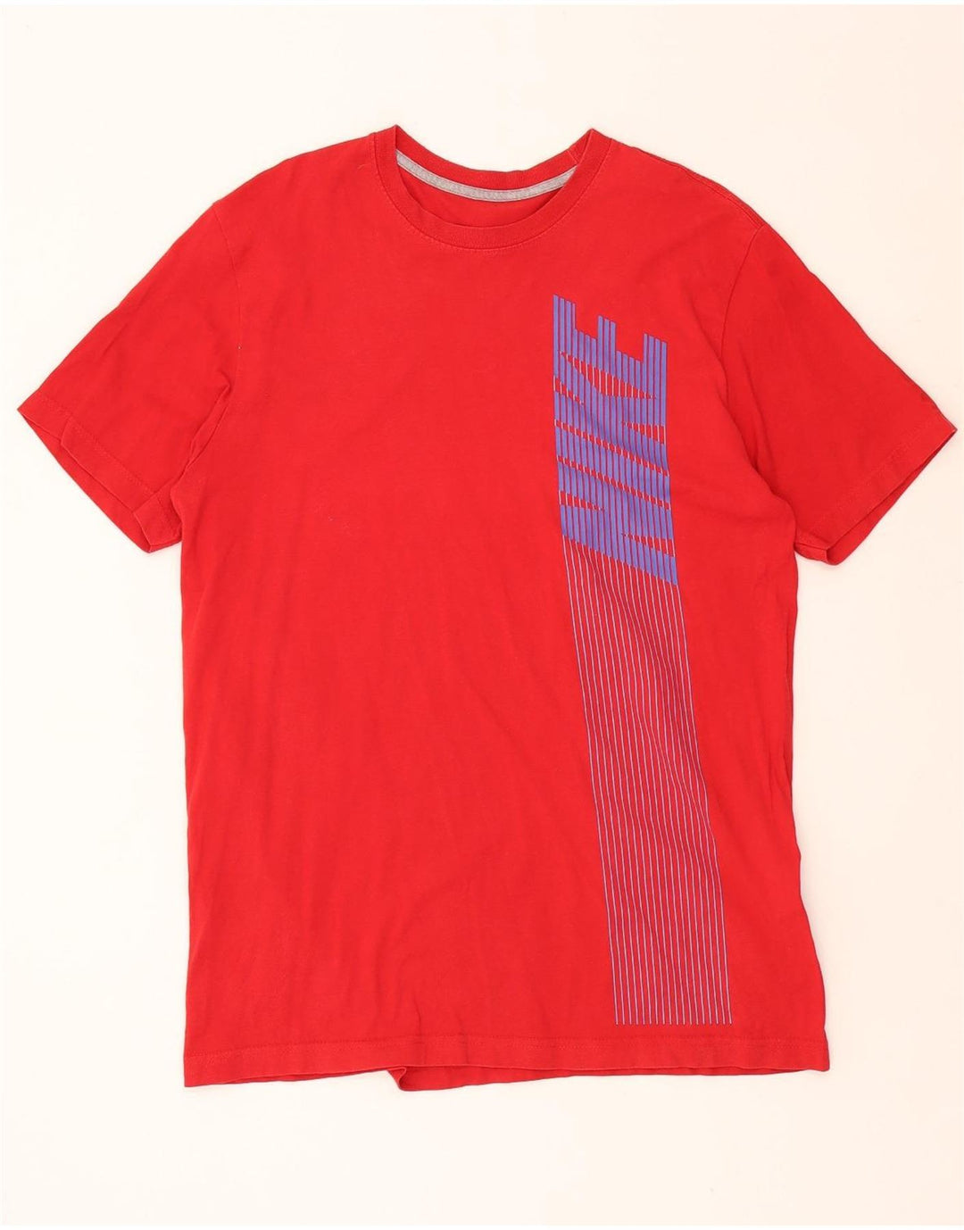 NIKE Mens Graphic T-Shirt Top Large Red